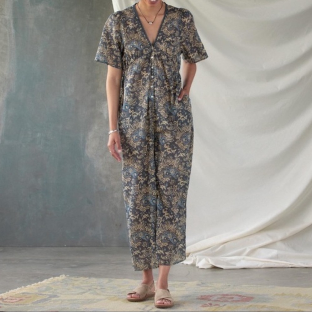 Sundance Paisley Daybreak Jumpsuit Size Large